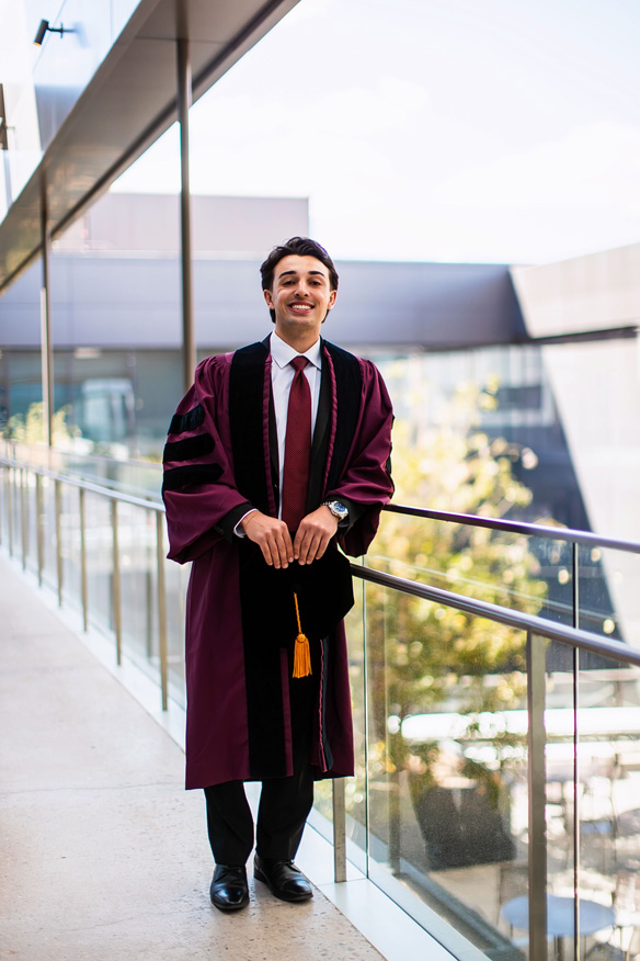 ASU graduate at Sun Devil Stadium
